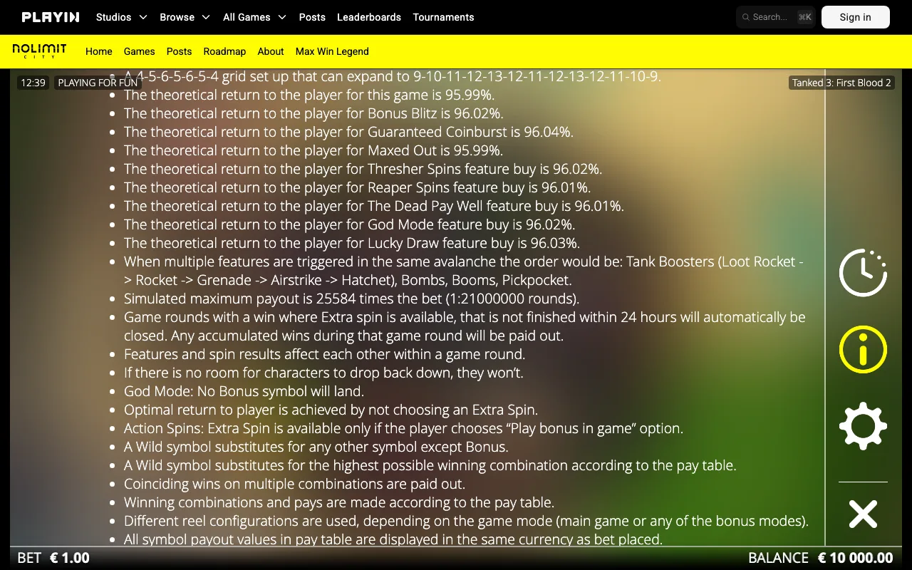 Game rules, page 3 — Tanked 3: First Blood 2