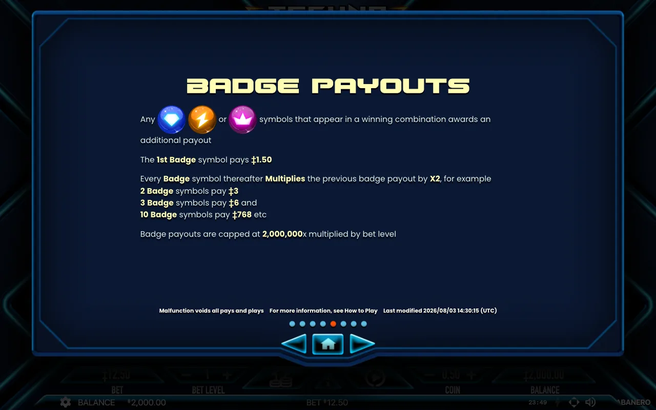 Game rules, page 7 — Techno Tumble