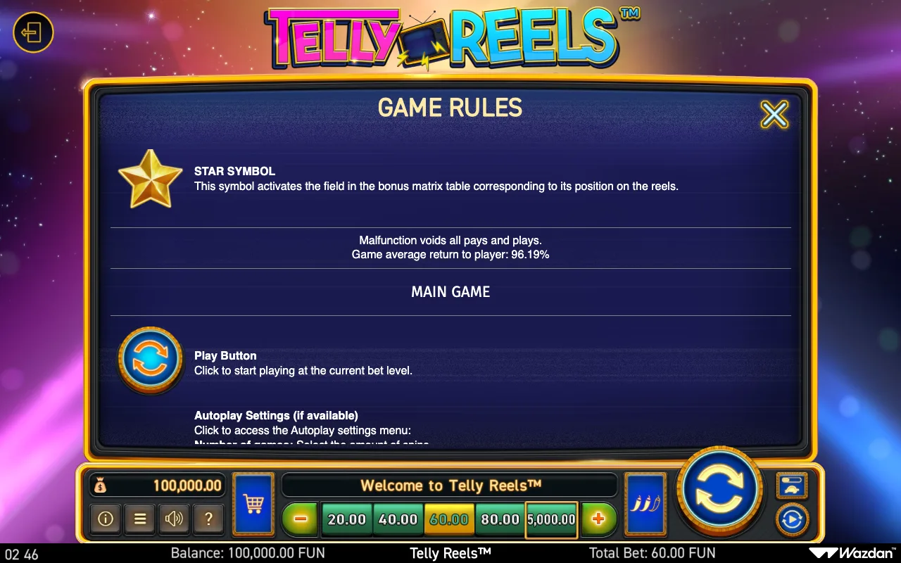 Game rules, page 9 — Telly Reels