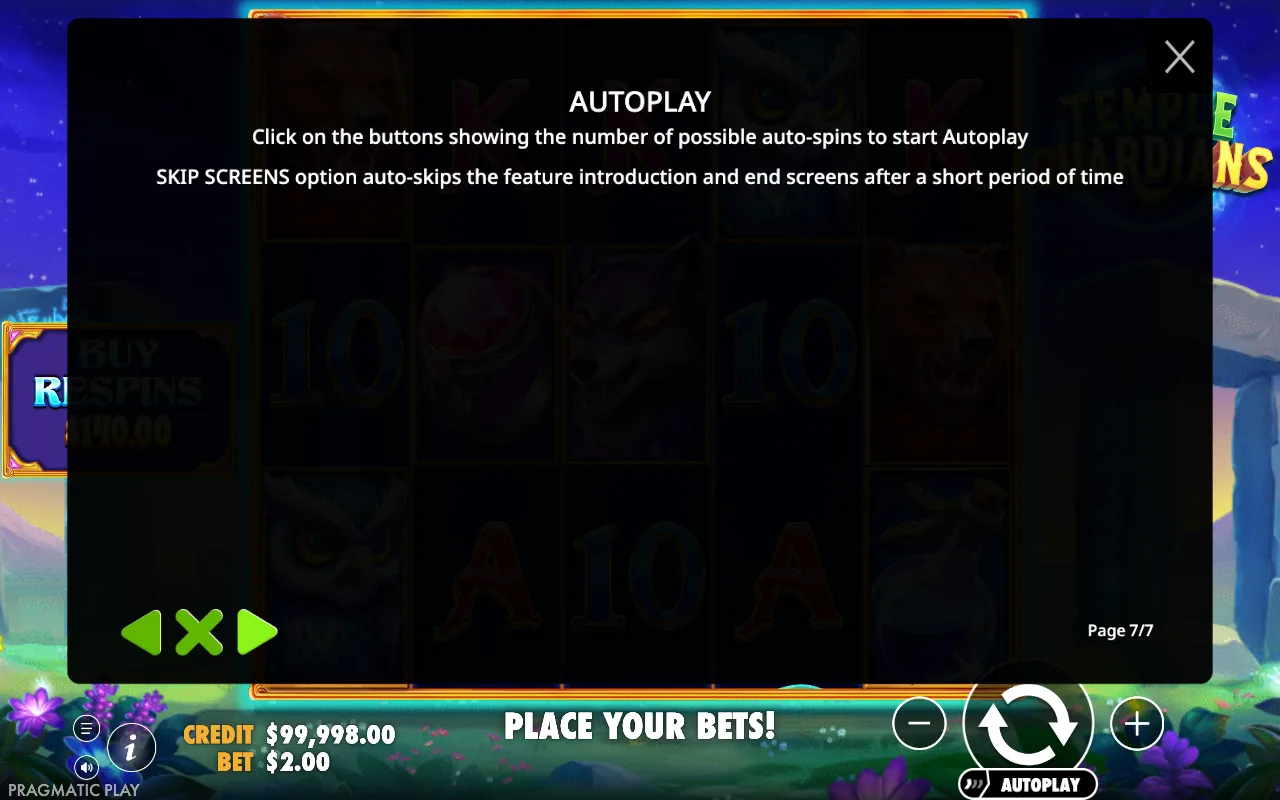 Autoplay — Temple Guardians