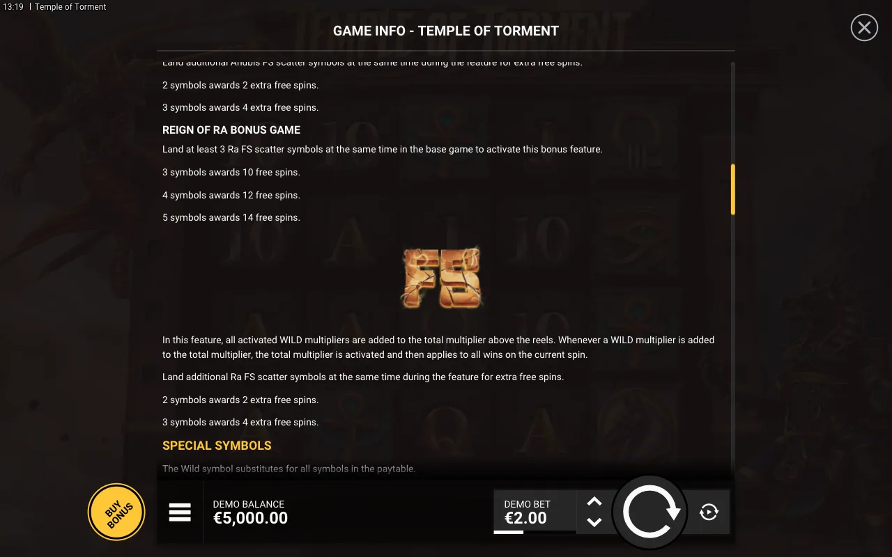 Game rules, page 3 — Temple of Torment