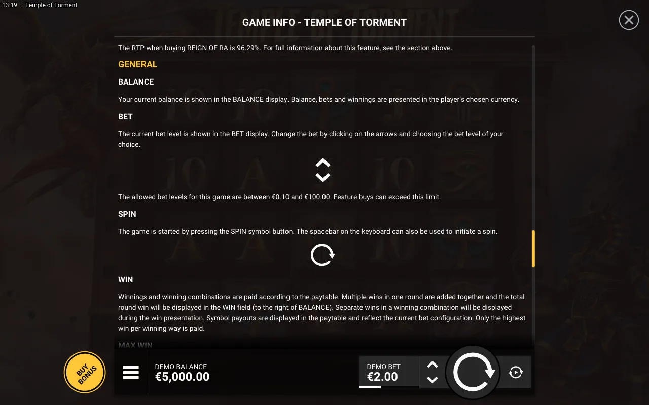 General — Temple of Torment