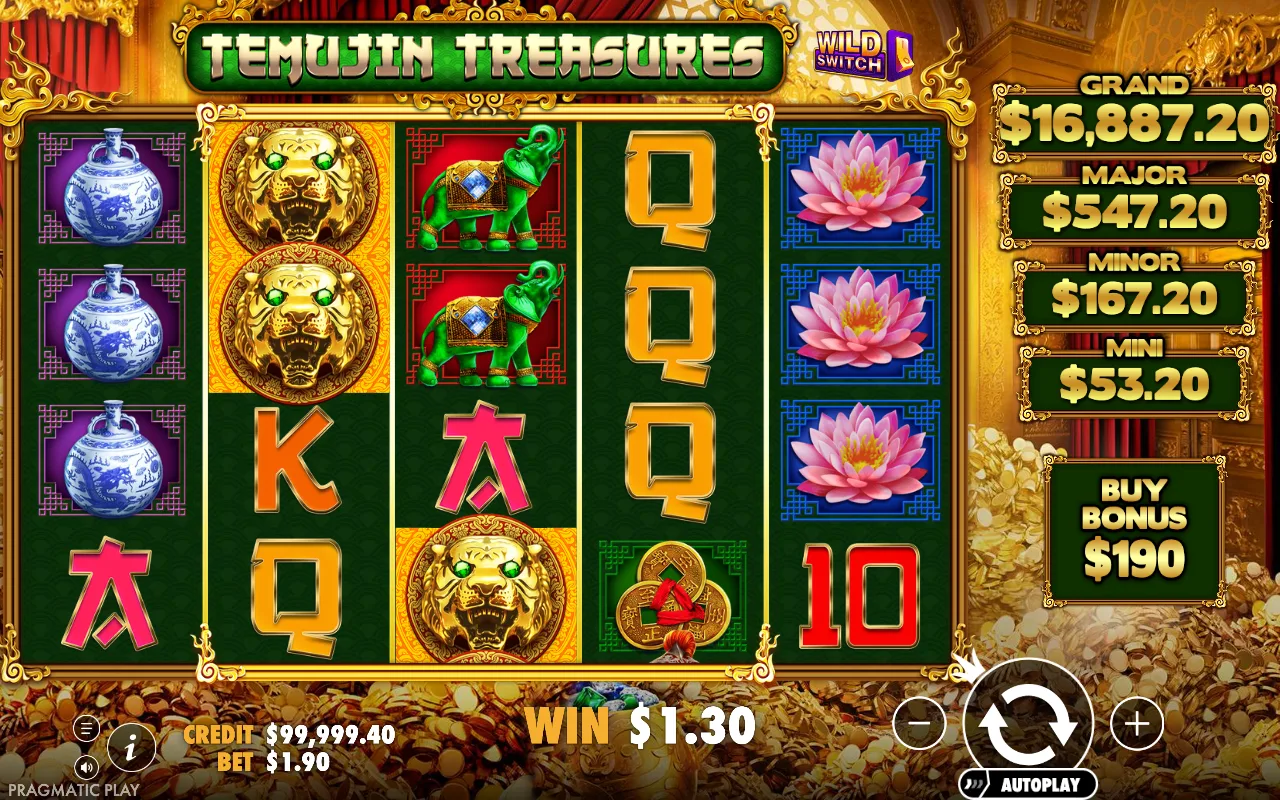 The base game — Temujin Treasures