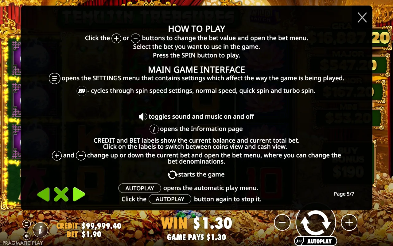 How to play — Temujin Treasures
