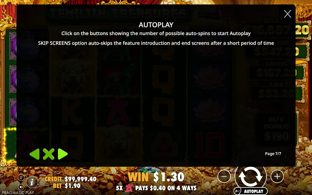 Autoplay — Temujin Treasures