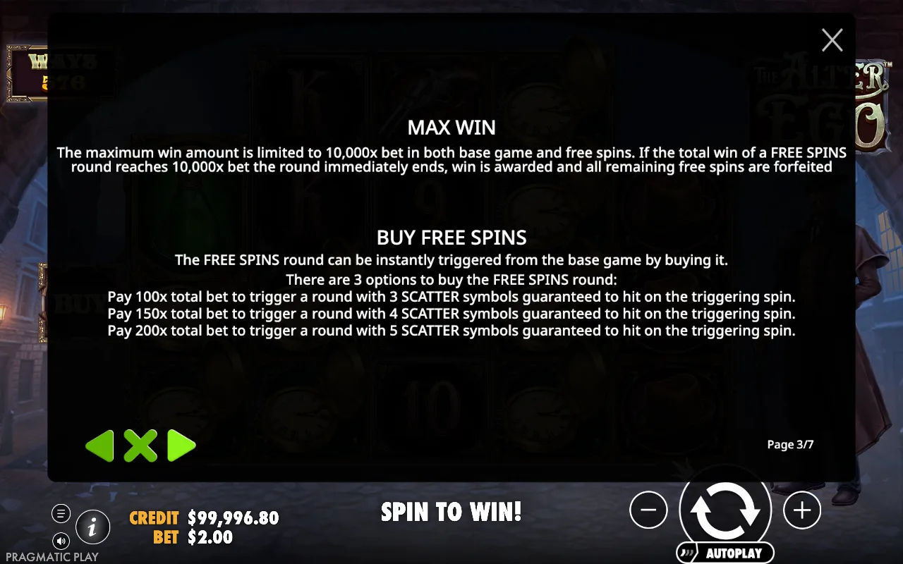 Max win — The Alter Ego