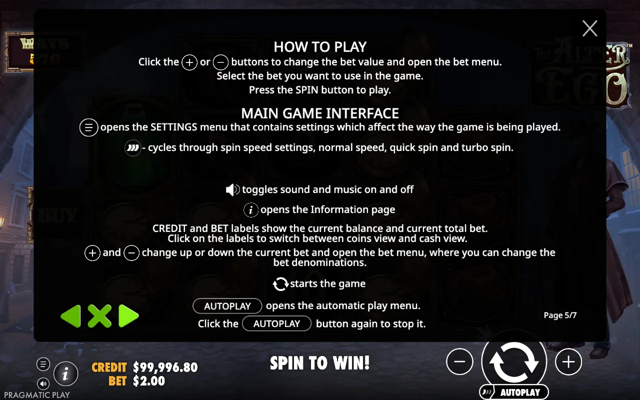 How to play — The Alter Ego
