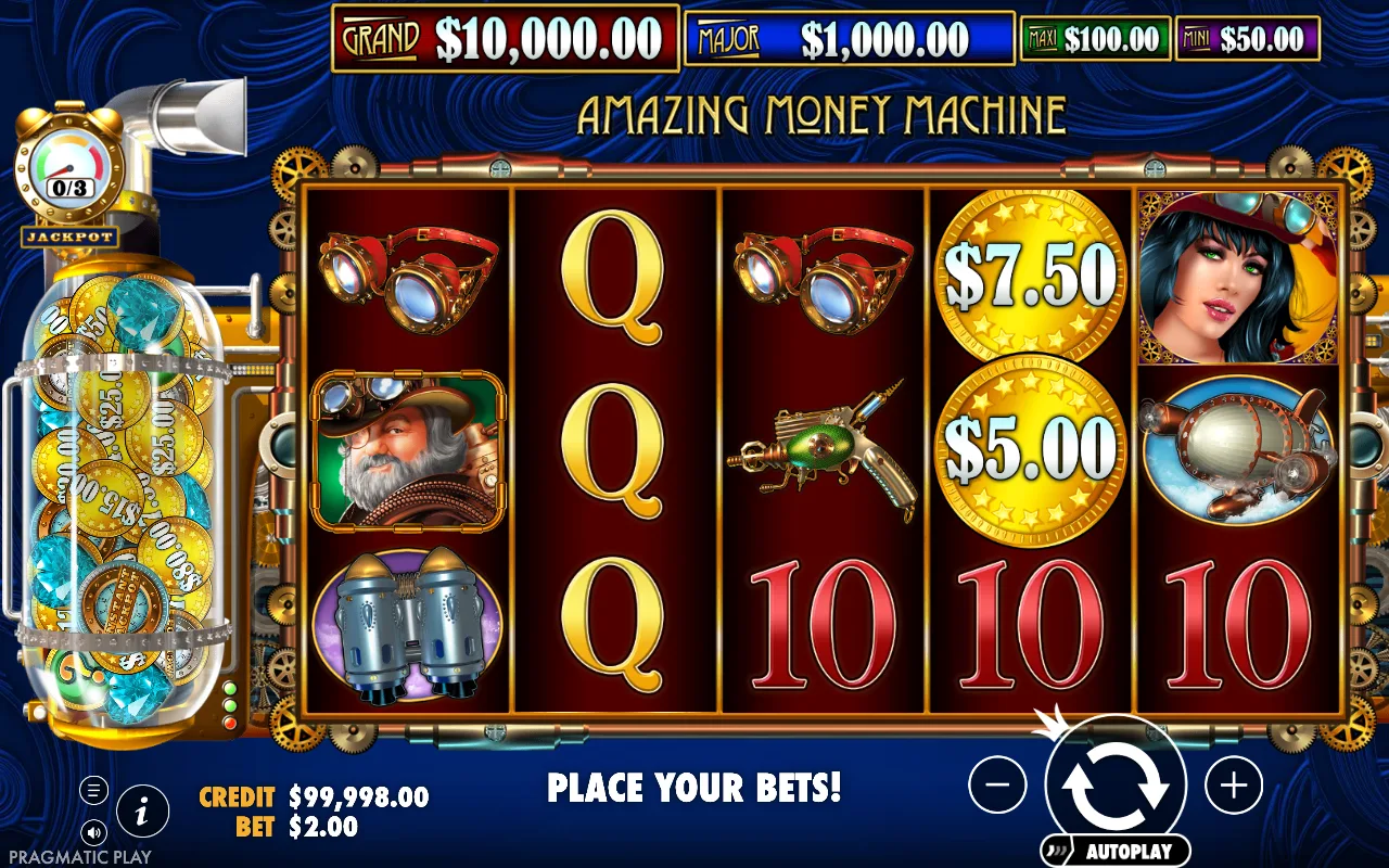 The base game — The Amazing Money Machine