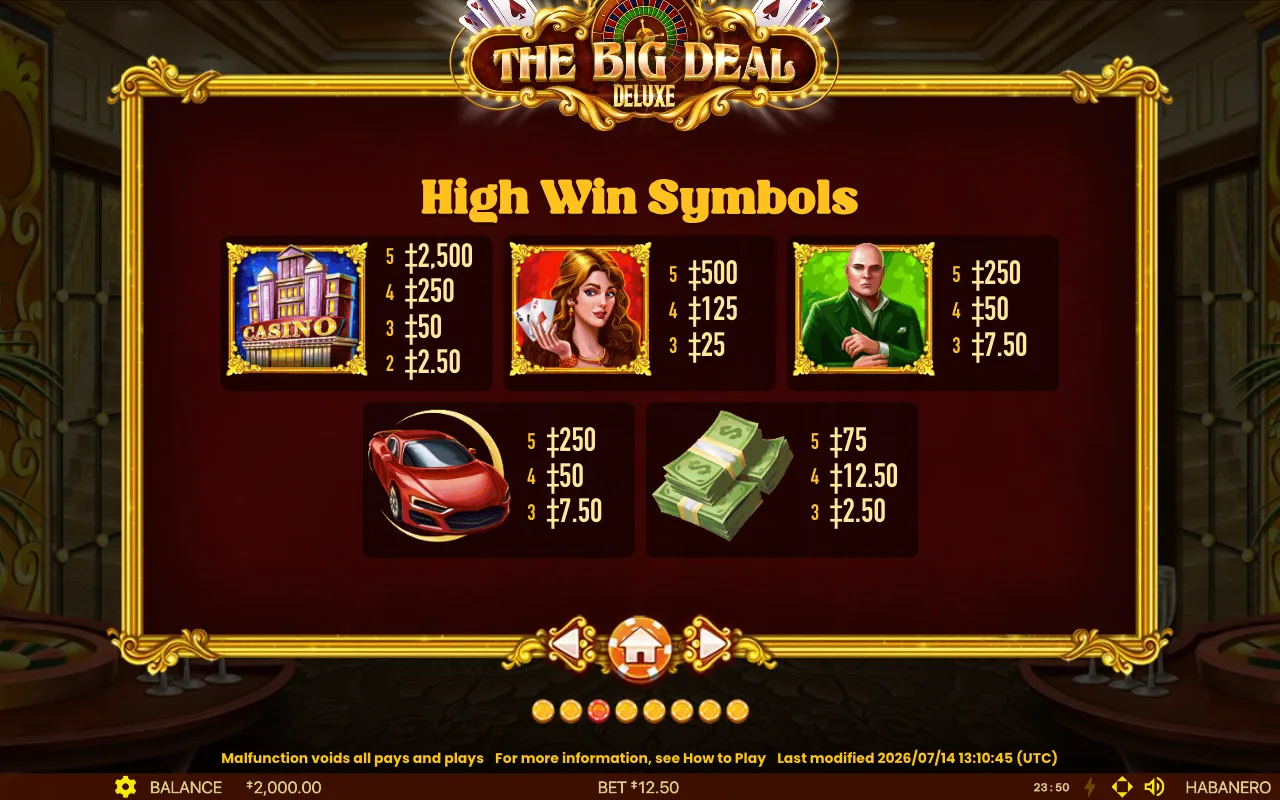 Règles du jeu, page 5 — The Big Deal Deluxe