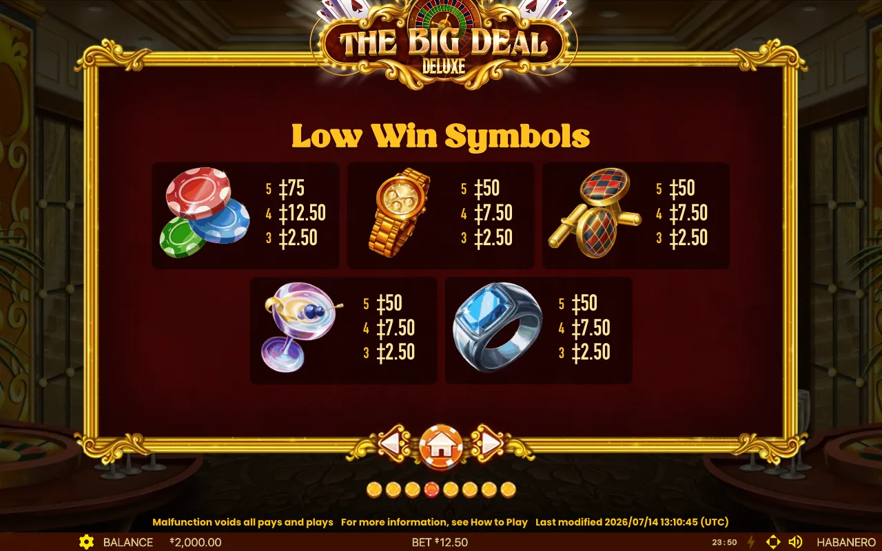Règles du jeu, page 6 — The Big Deal Deluxe