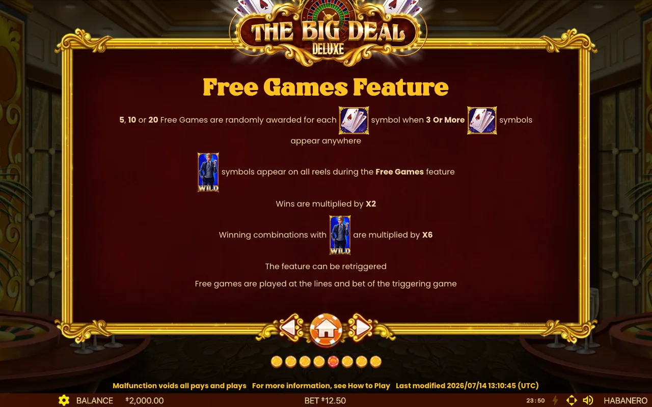 Règles du jeu, page 7 — The Big Deal Deluxe