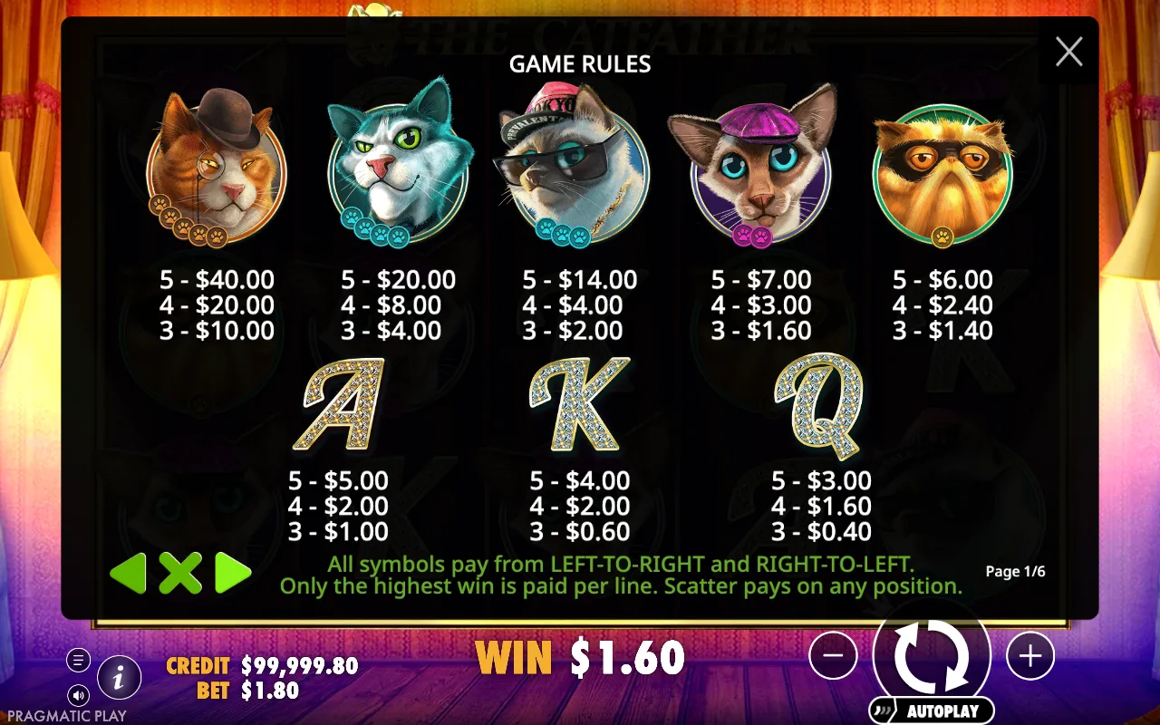 Game rules — The Catfather