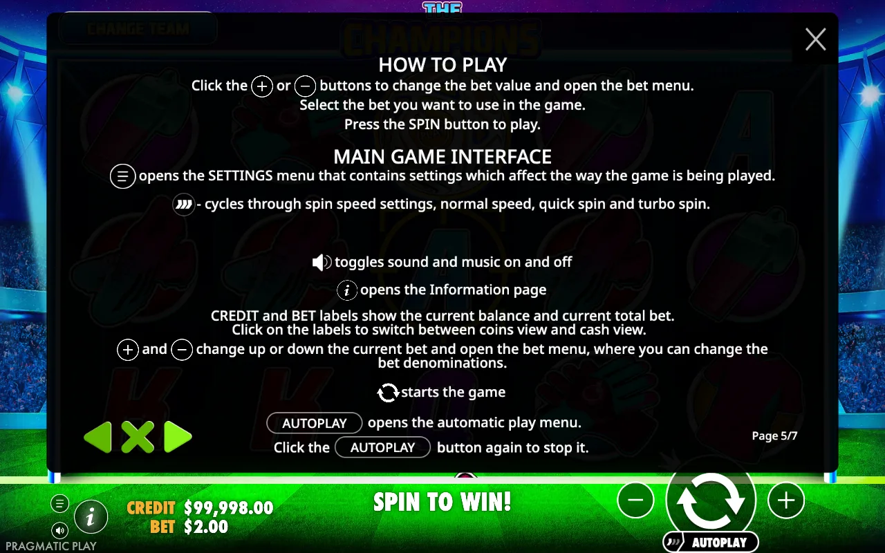 How to play — The Champions
