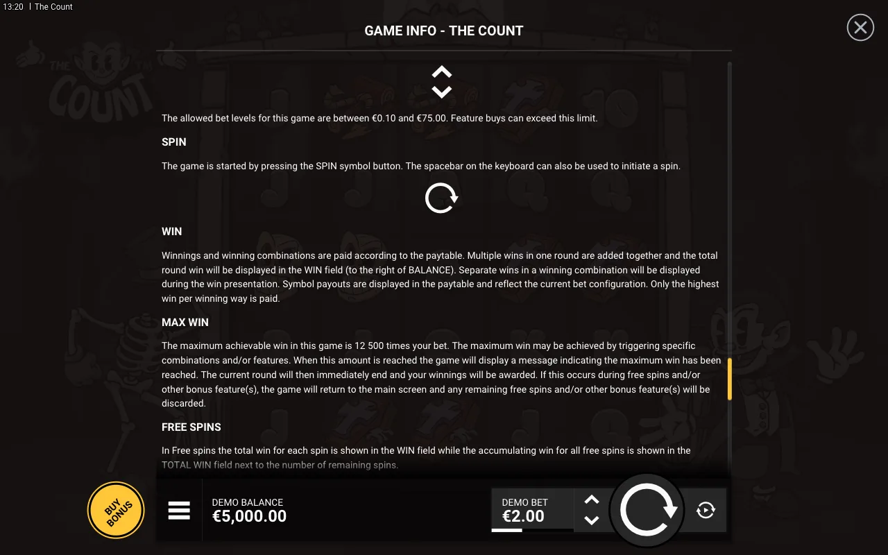 Spin — The Count
