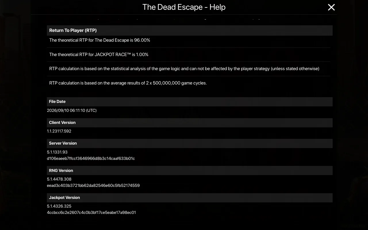 Spielregeln, Seite 2 — The Dead Escape