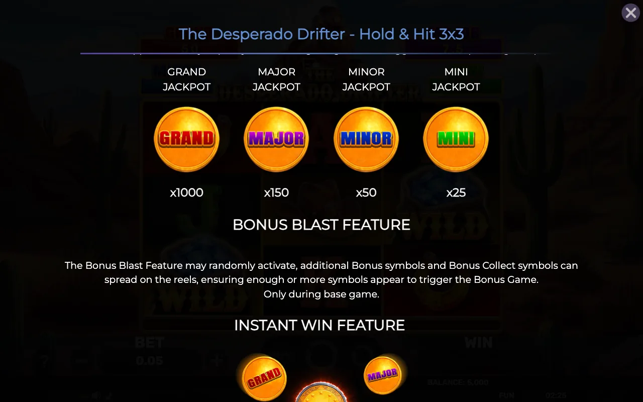 Jackpot jackpot jackpot jackpot — The Desperado Drifter Holdhit 3x3