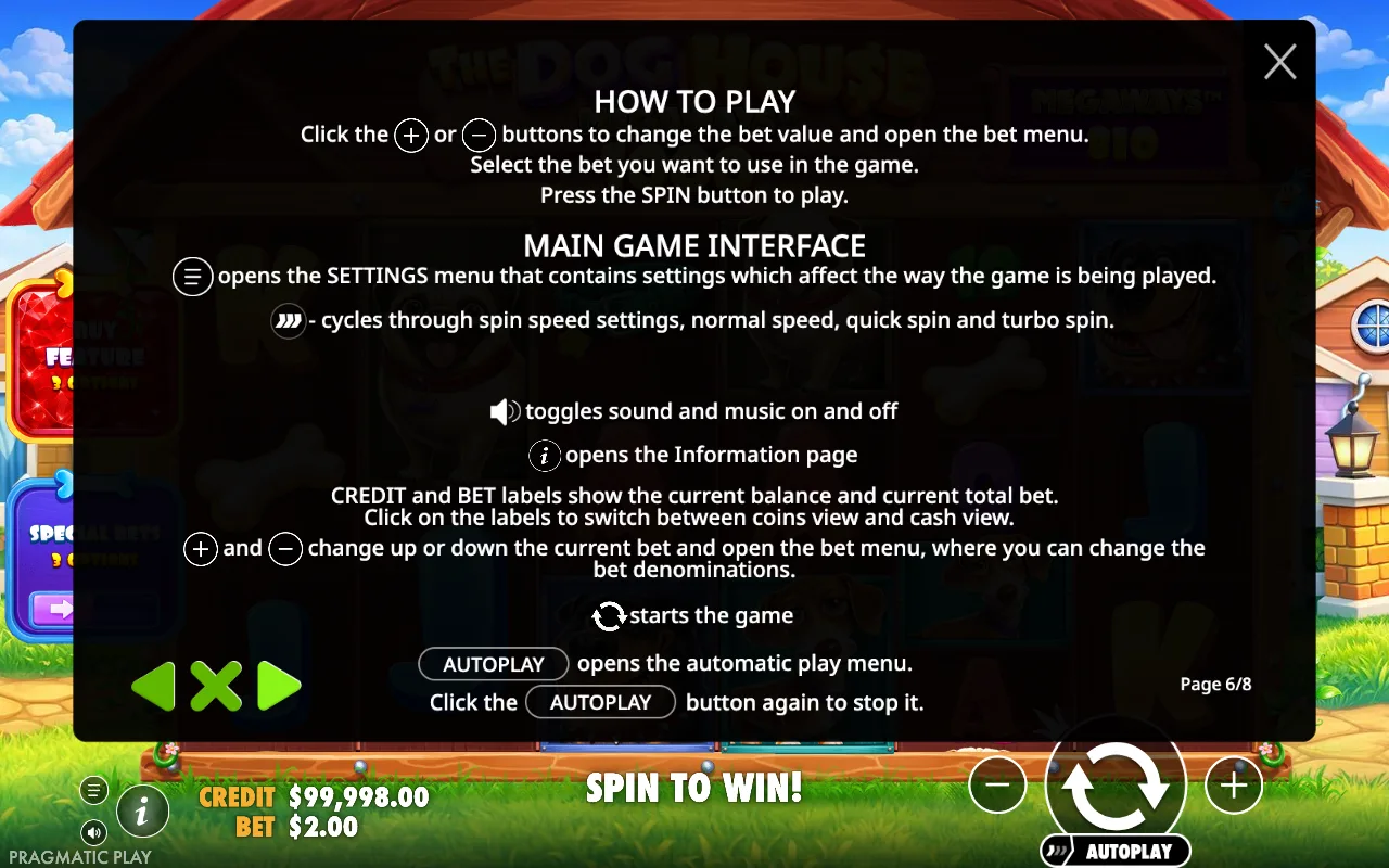 How to play — The Dog House Megaways 1000