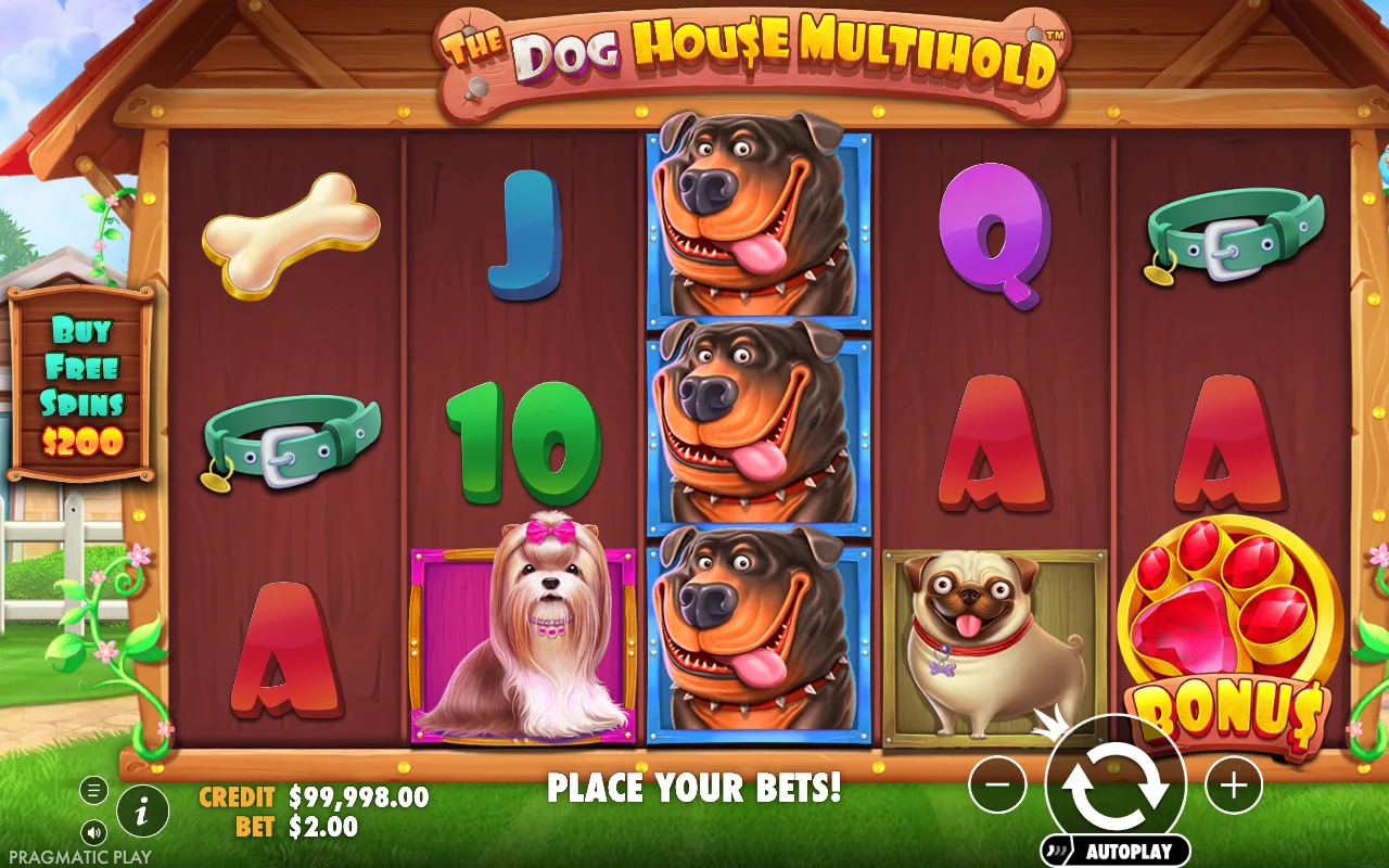 The base game — The Dog House Multihold