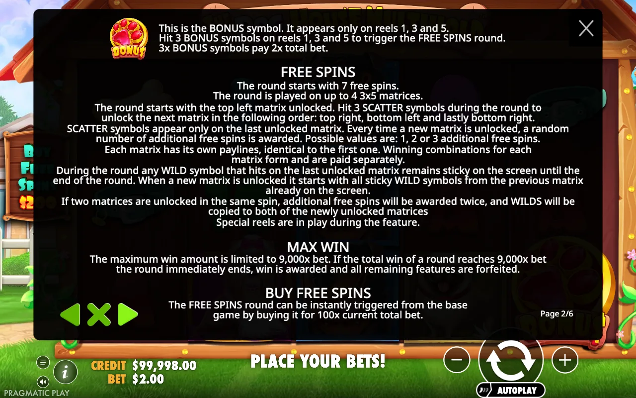 Free spins — The Dog House Multihold