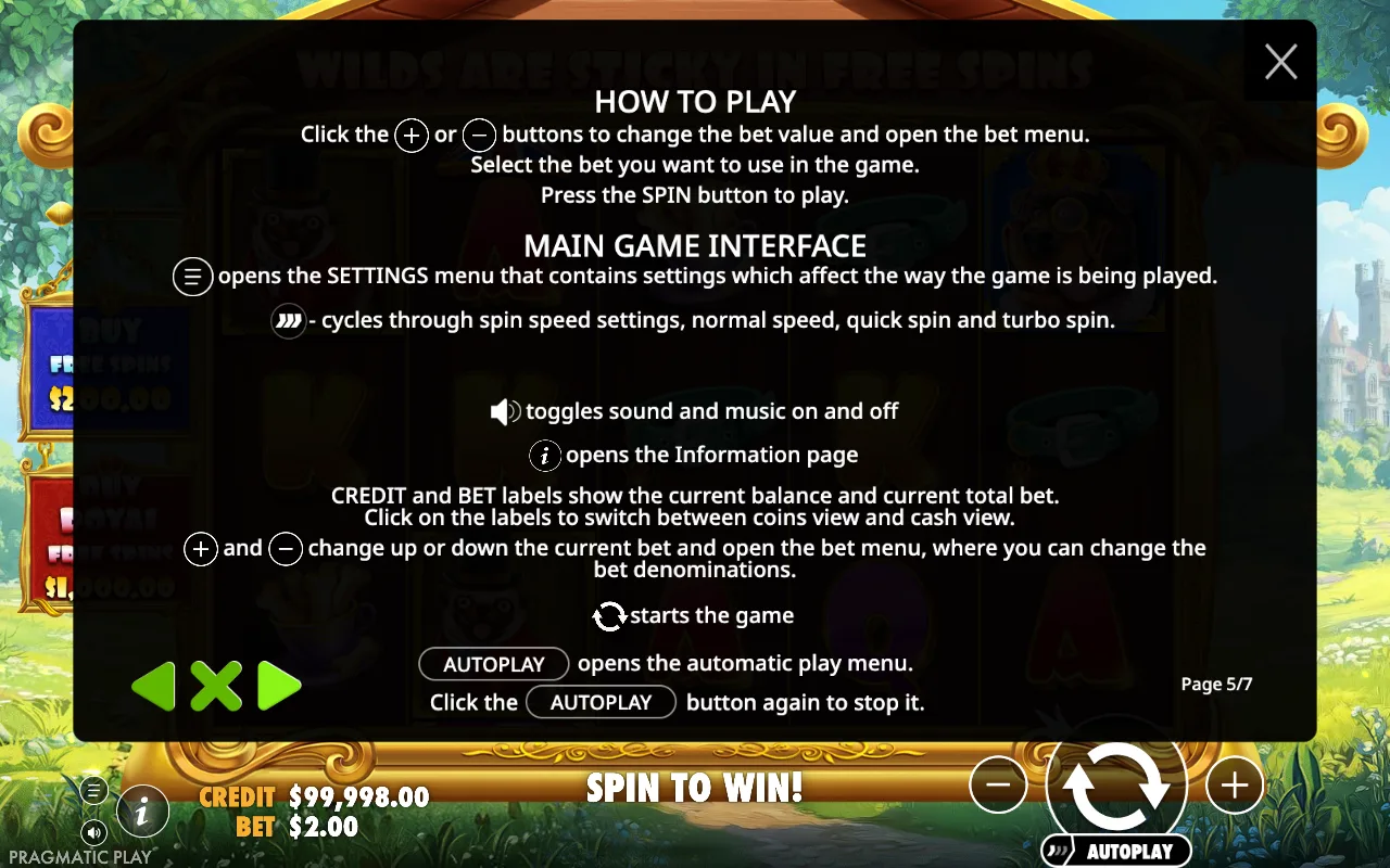 How to play — The Dog House Royal Hunt