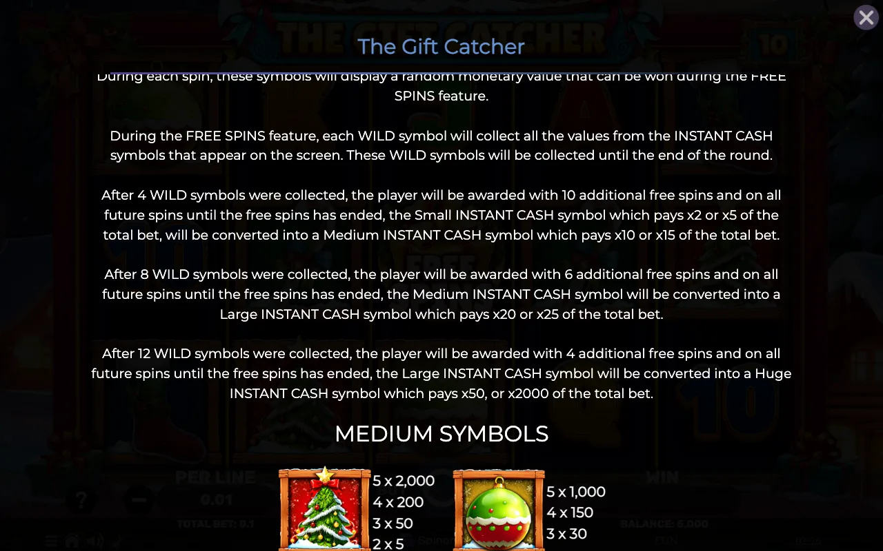 Game rules, page 3 — The Gift Catcher