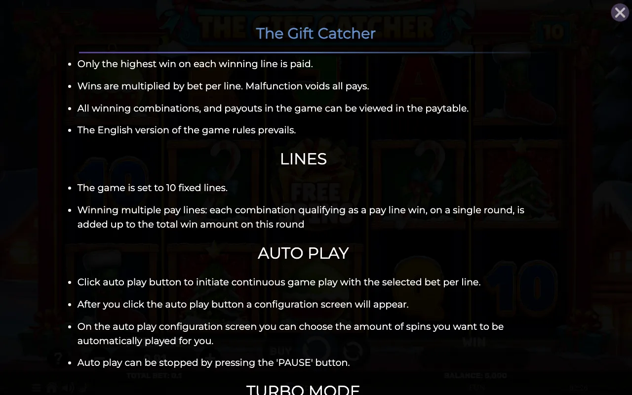 Game rules, page 7 — The Gift Catcher