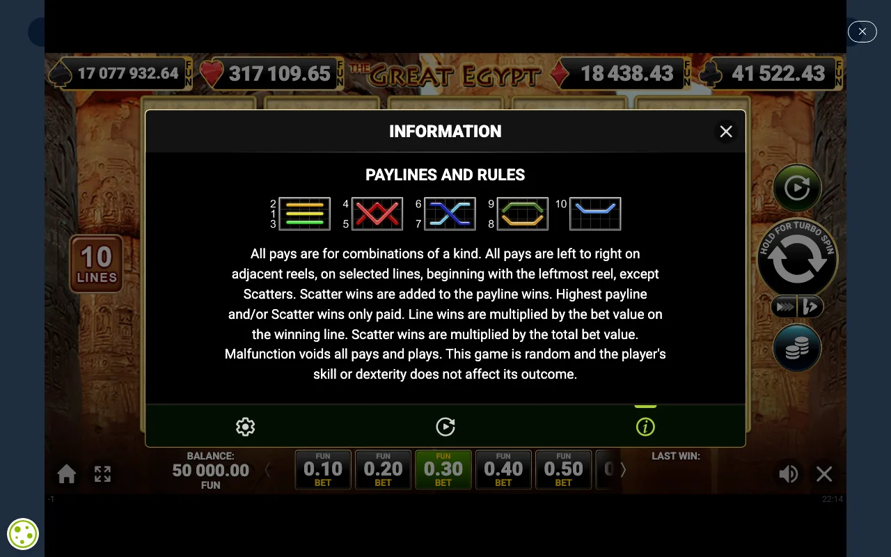 Game rules, page 6 — The Great Egypt