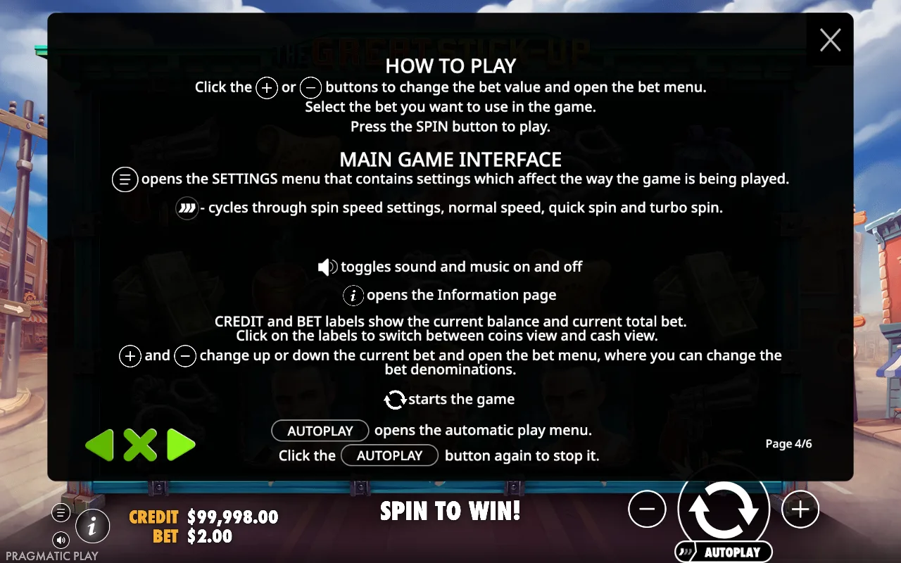 How to play — The Great Stick-Up