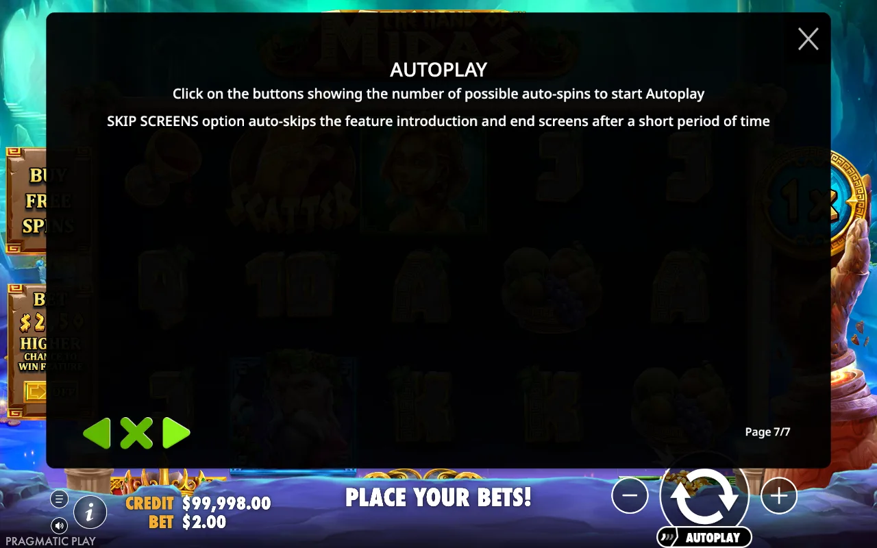 Autoplay — The Hand of Midas