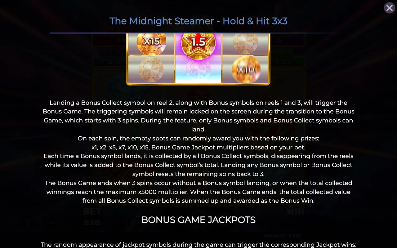 Game rules, page 2 — The Midnight Steamer hh 3x3
