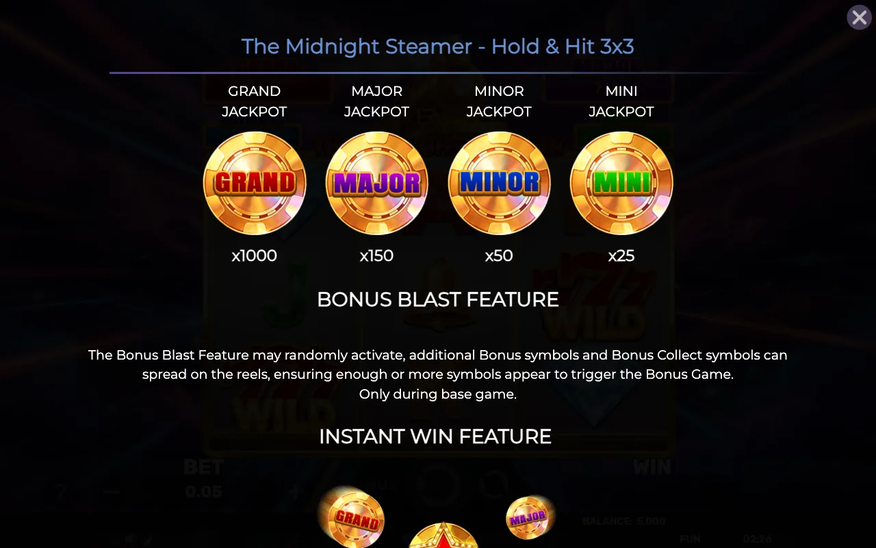 Jackpot jackpot jackpot jackpot — The Midnight Steamer hh 3x3