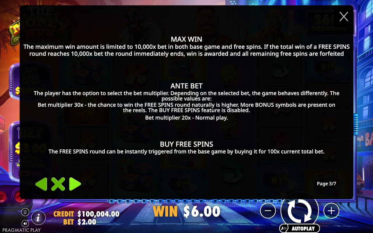 Max win — The Money Men Megaways