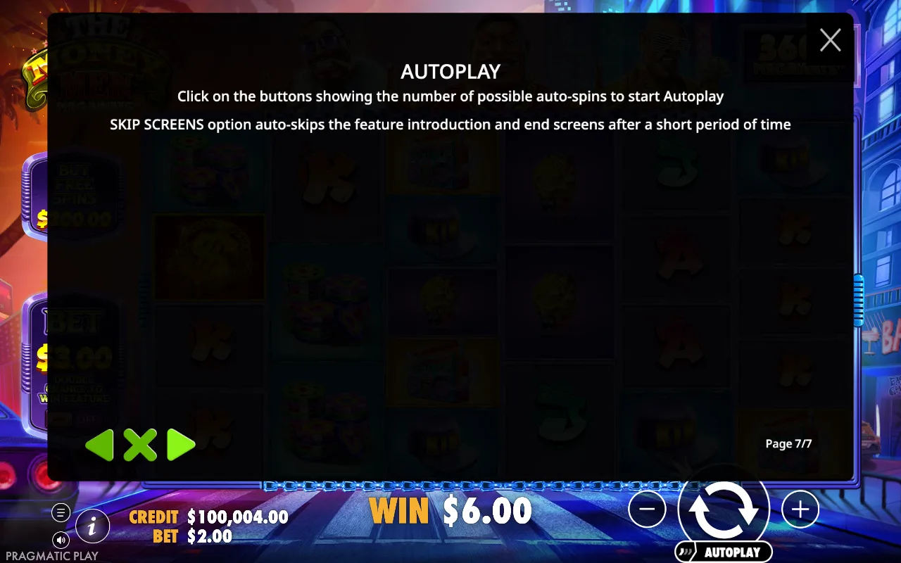 Autoplay — The Money Men Megaways