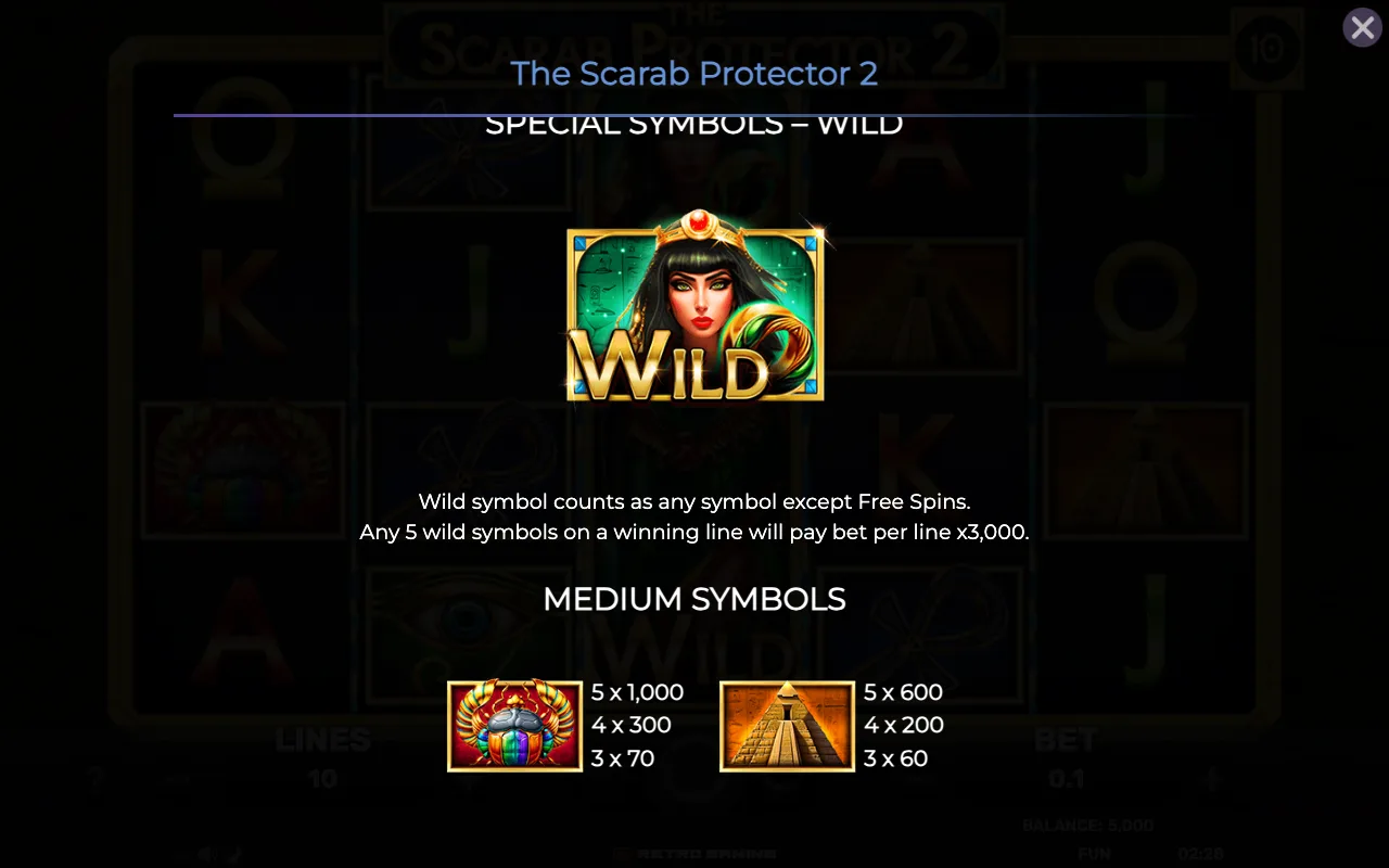 Game rules, page 3 — The Scarab Protector 2