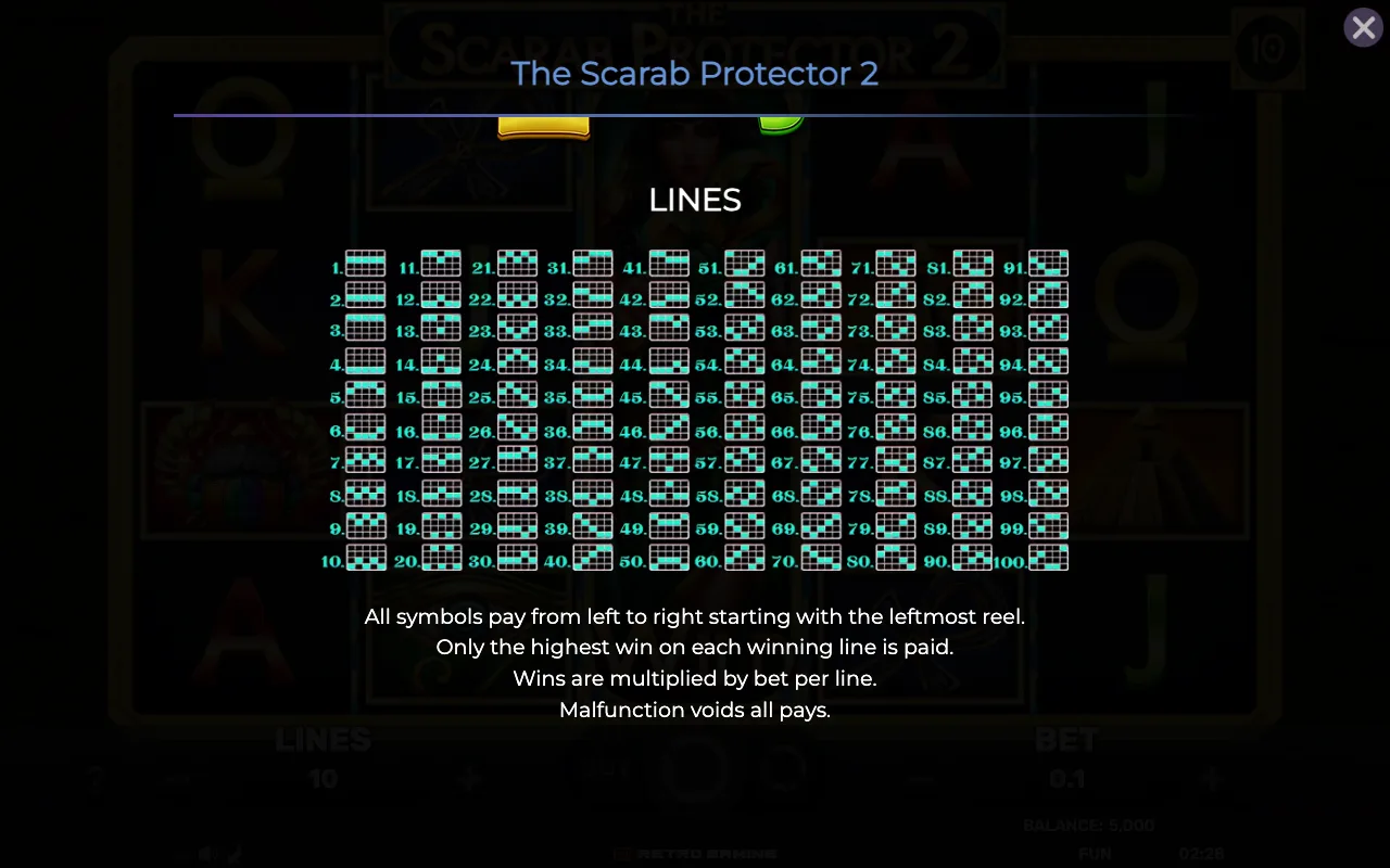 Lines — The Scarab Protector 2