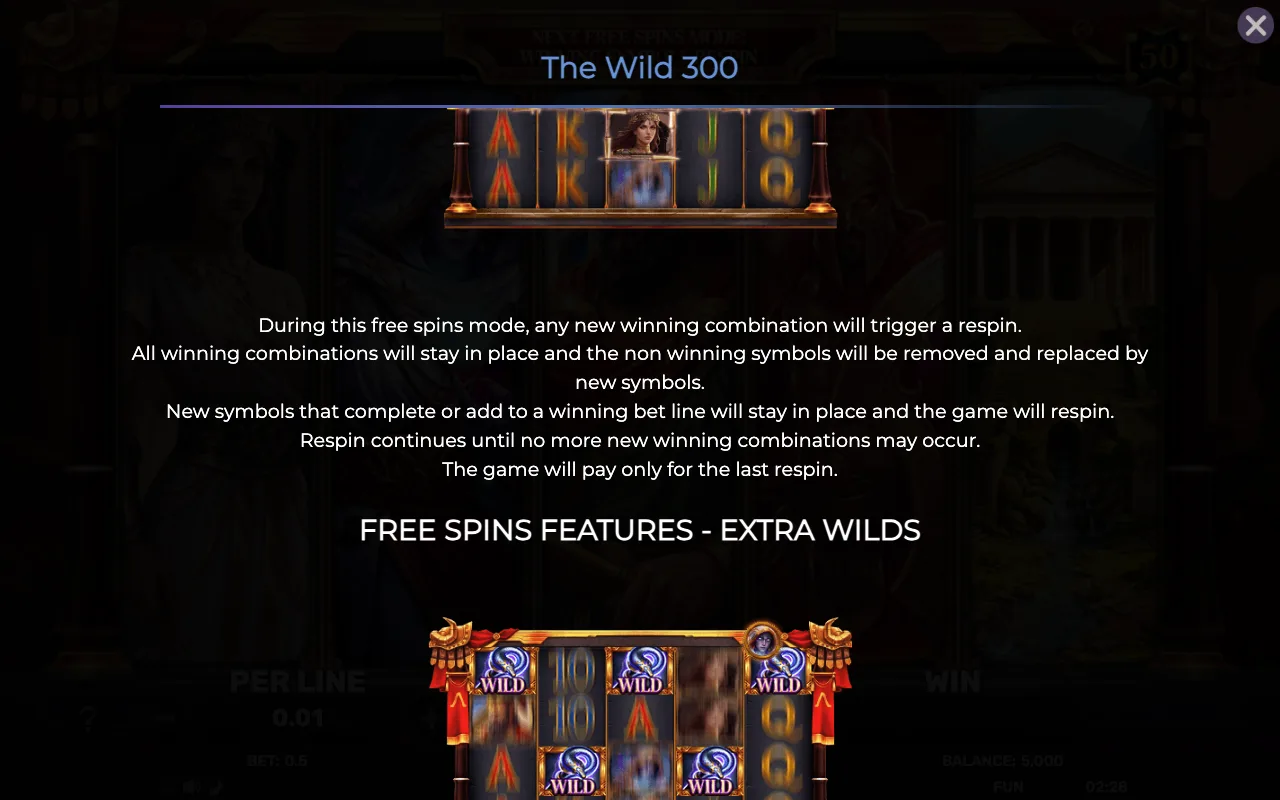 Game rules, page 2 — The Wild 300