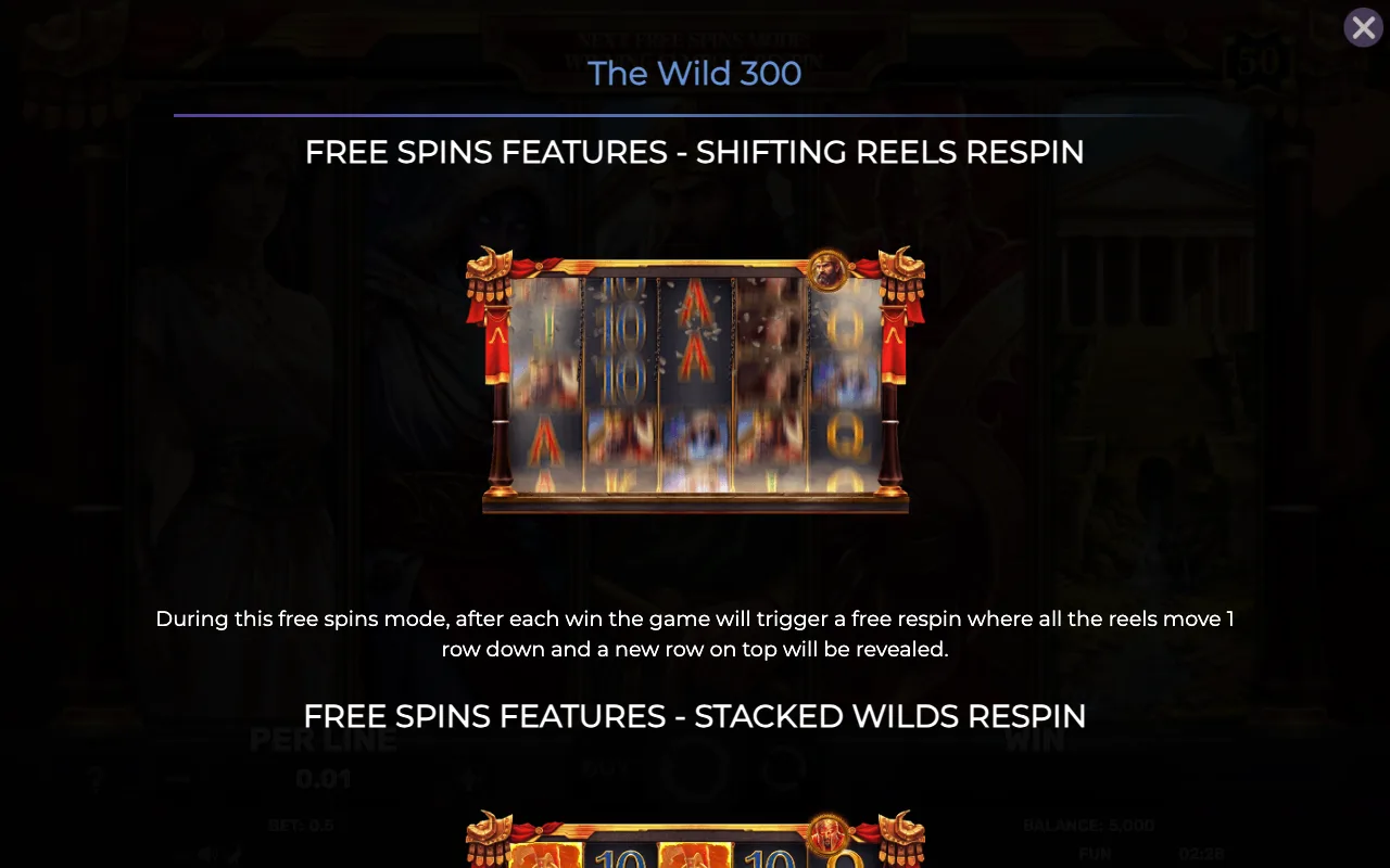 Game rules, page 3 — The Wild 300