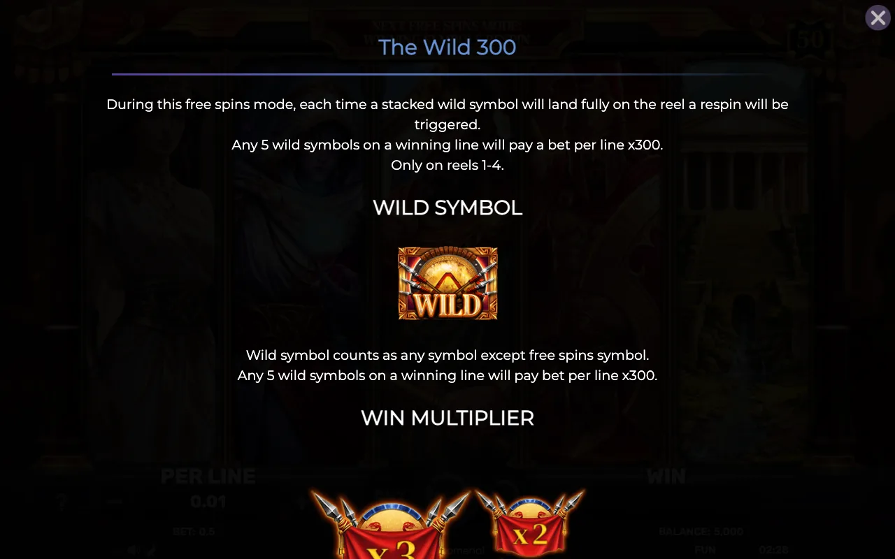 Wild symbol — The Wild 300