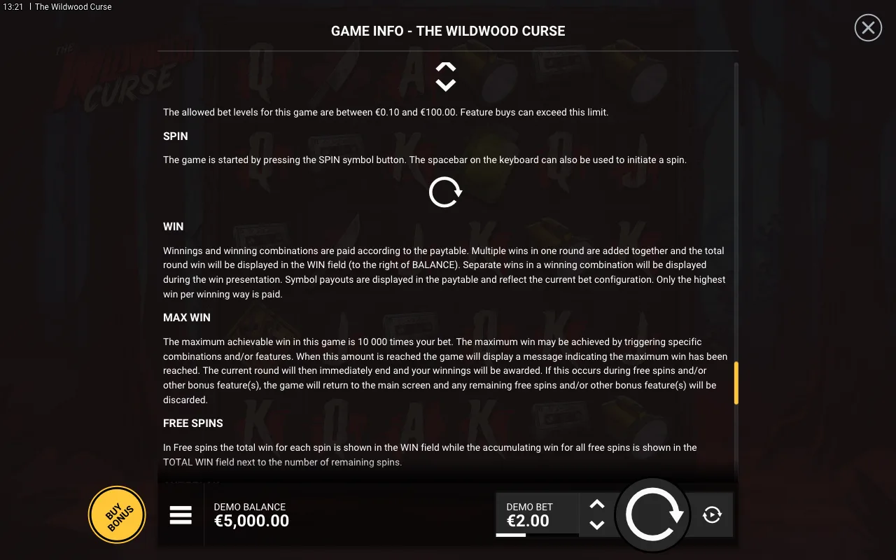 Spin — The Wildwood Curse