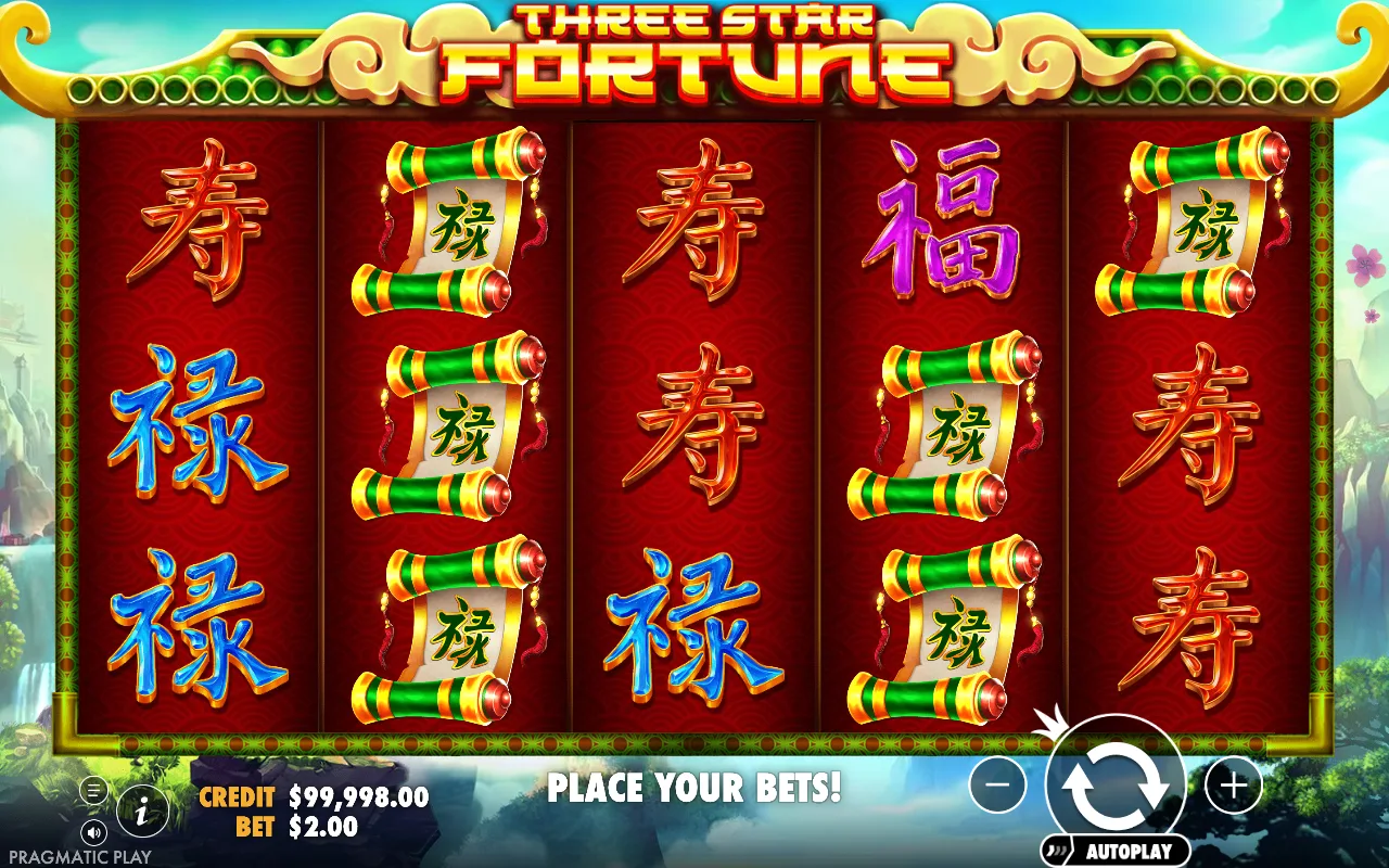 The base game — Three Star Fortune