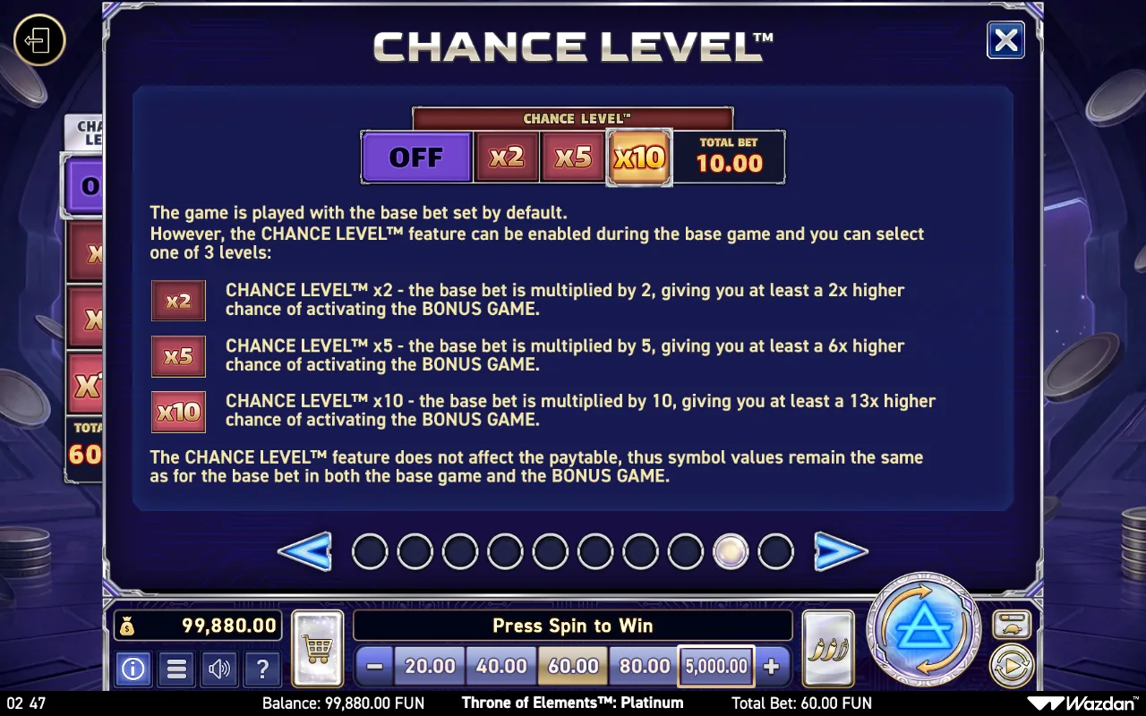 Game rules, page 9 — Throne of Elements Platinum