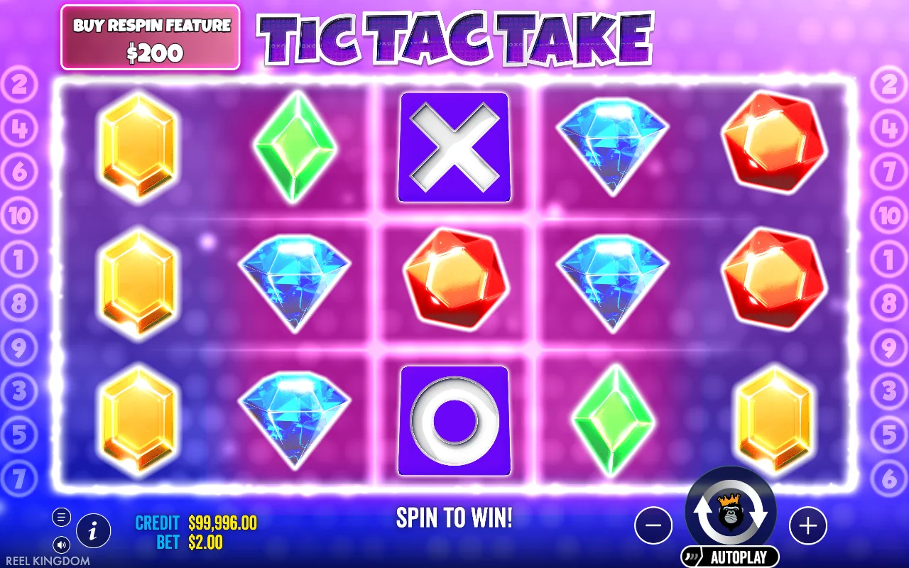 The base game — Tic Tac Take