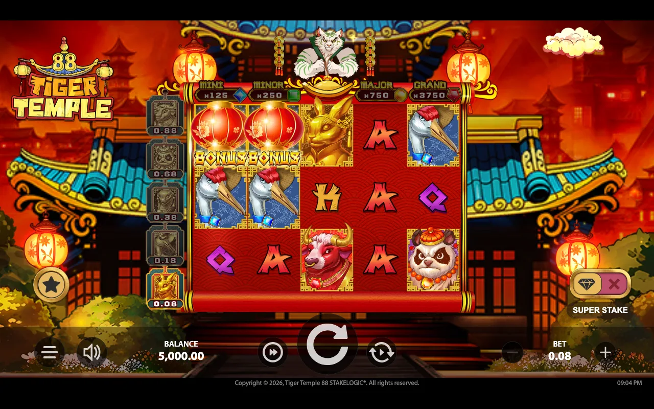 The base game — Tiger Temple 88