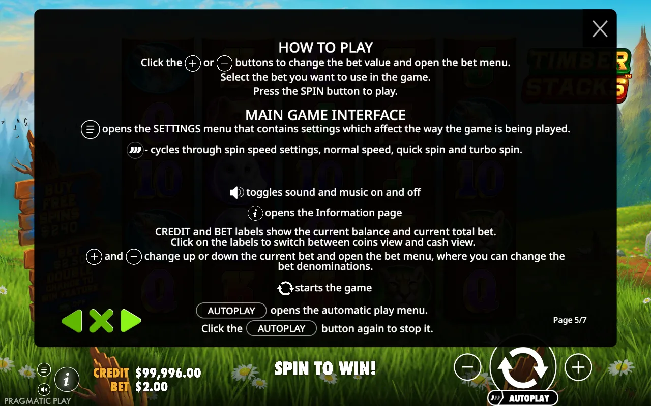 How to play — Timber Stacks