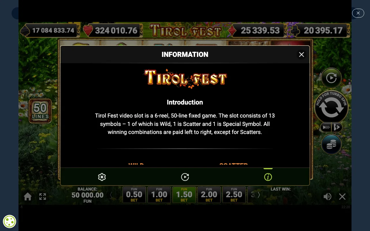 Game rules, page 1 — Tirol Fest