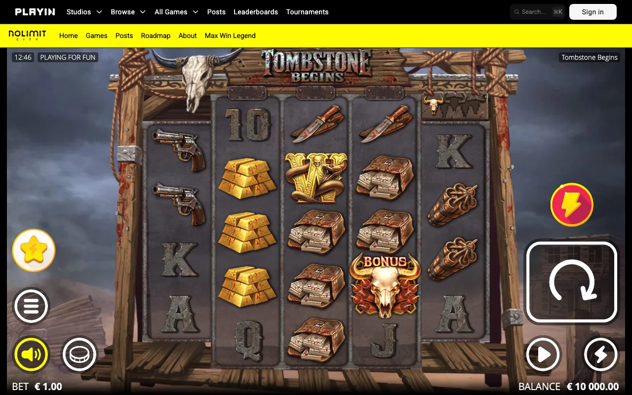 The base game — Tombstone: Begins