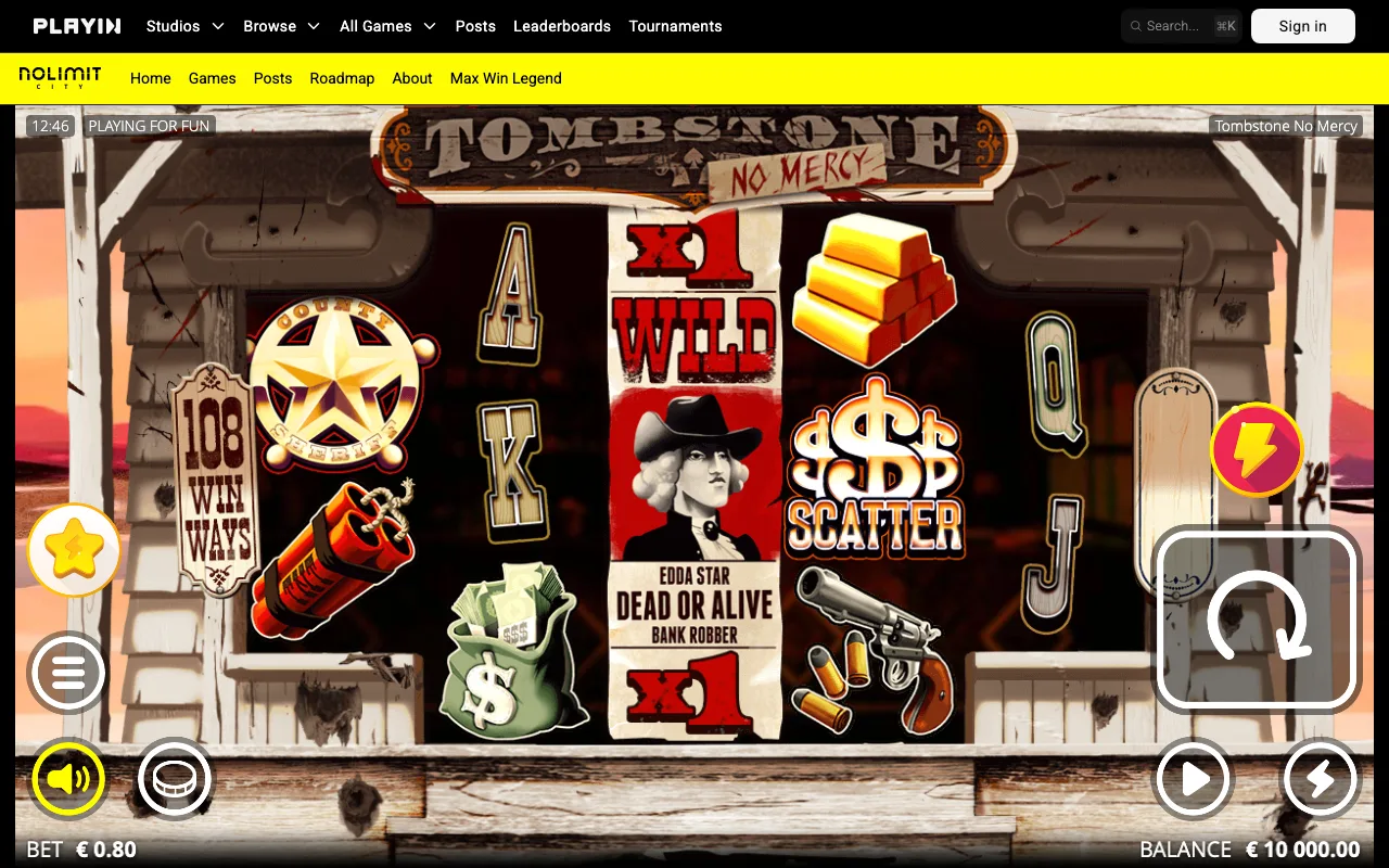 The base game — Tombstone: No Mercy