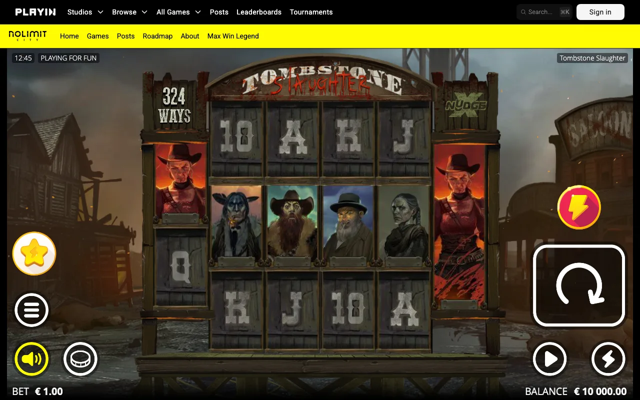 The base game — Tombstone Slaughter: El Gordo's Revenge