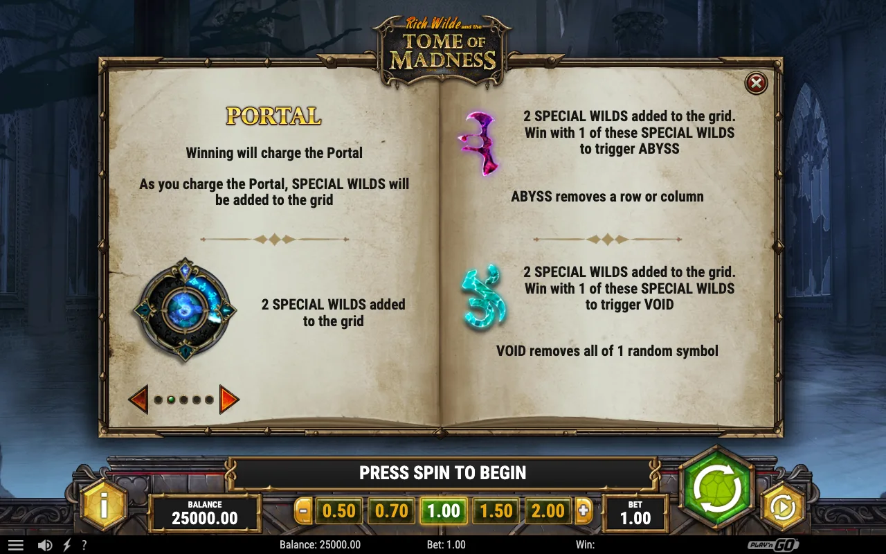 Game rules, page 4 — Tome of Madness