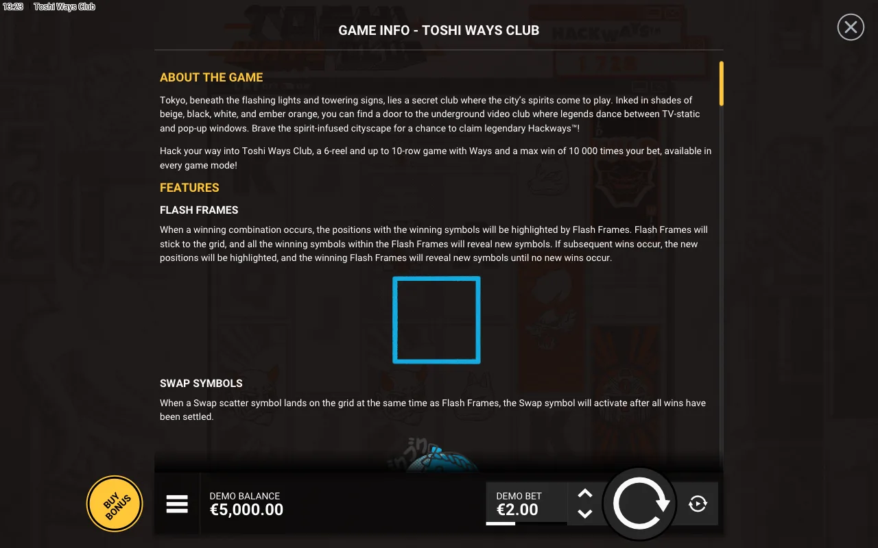Game rules, page 1 — Toshi Ways Club